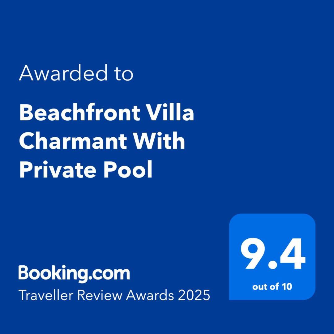 Beachfront Villa Charmant With Private Pool Koh Samui Dış mekan fotoğraf